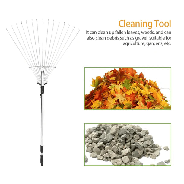 Versatile Telescopic Garden Rake