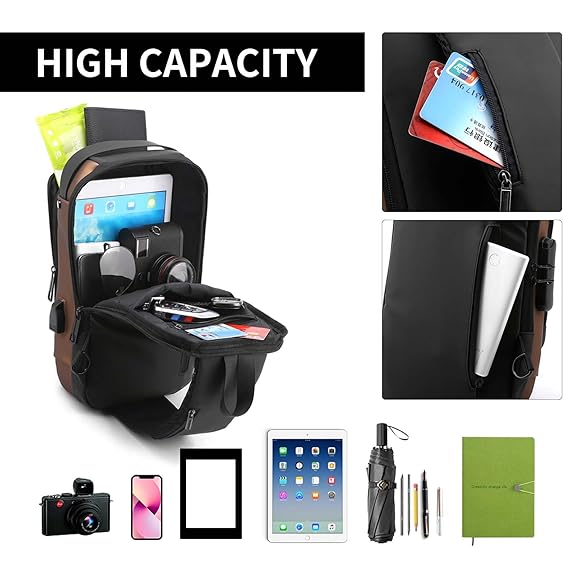 Waterproof Anti-Theft Crossbody Travel Bag – Scratch Resistant & Durable