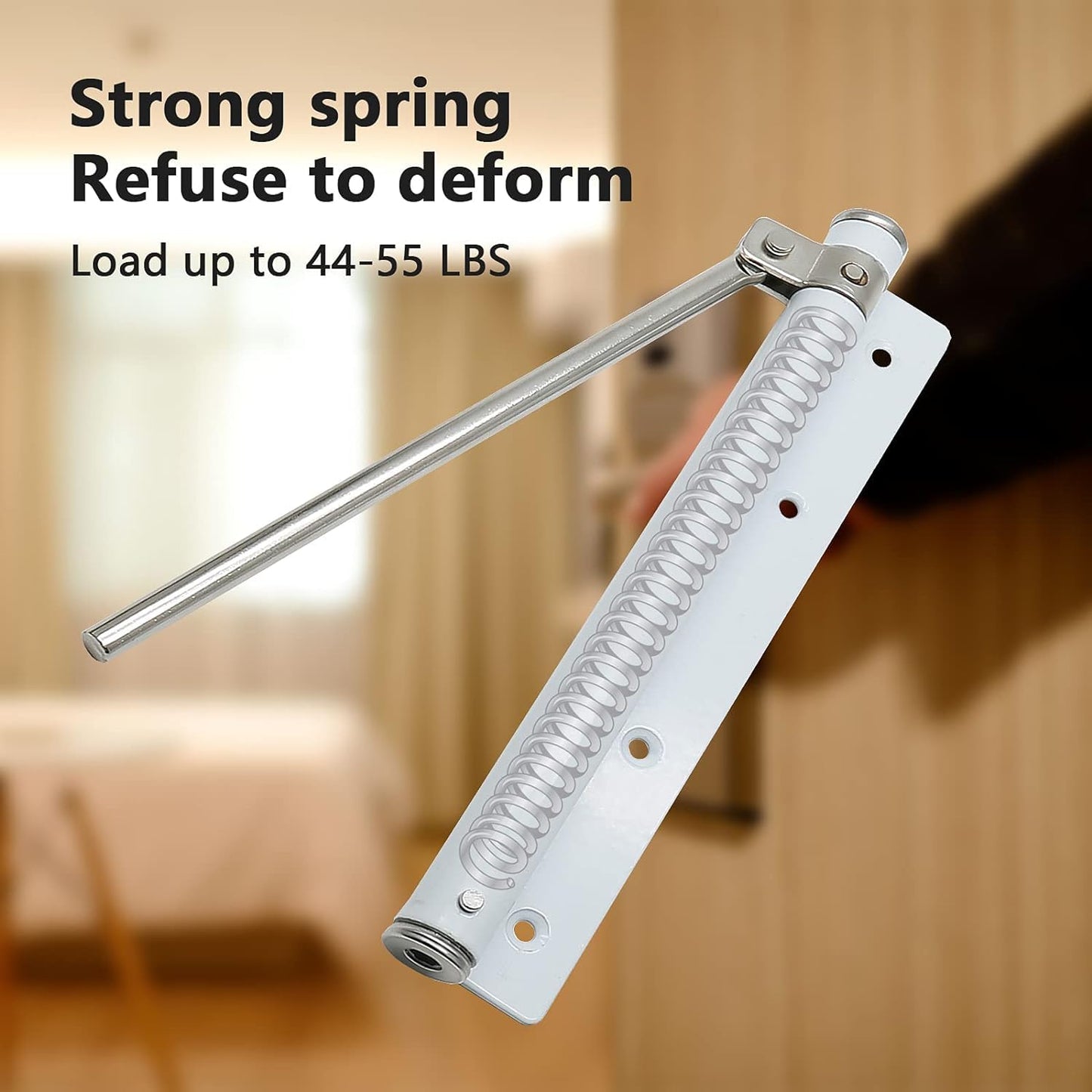 Stainless Steel Automatic Door Closer – Heavy Duty Hydraulic for Home, Office