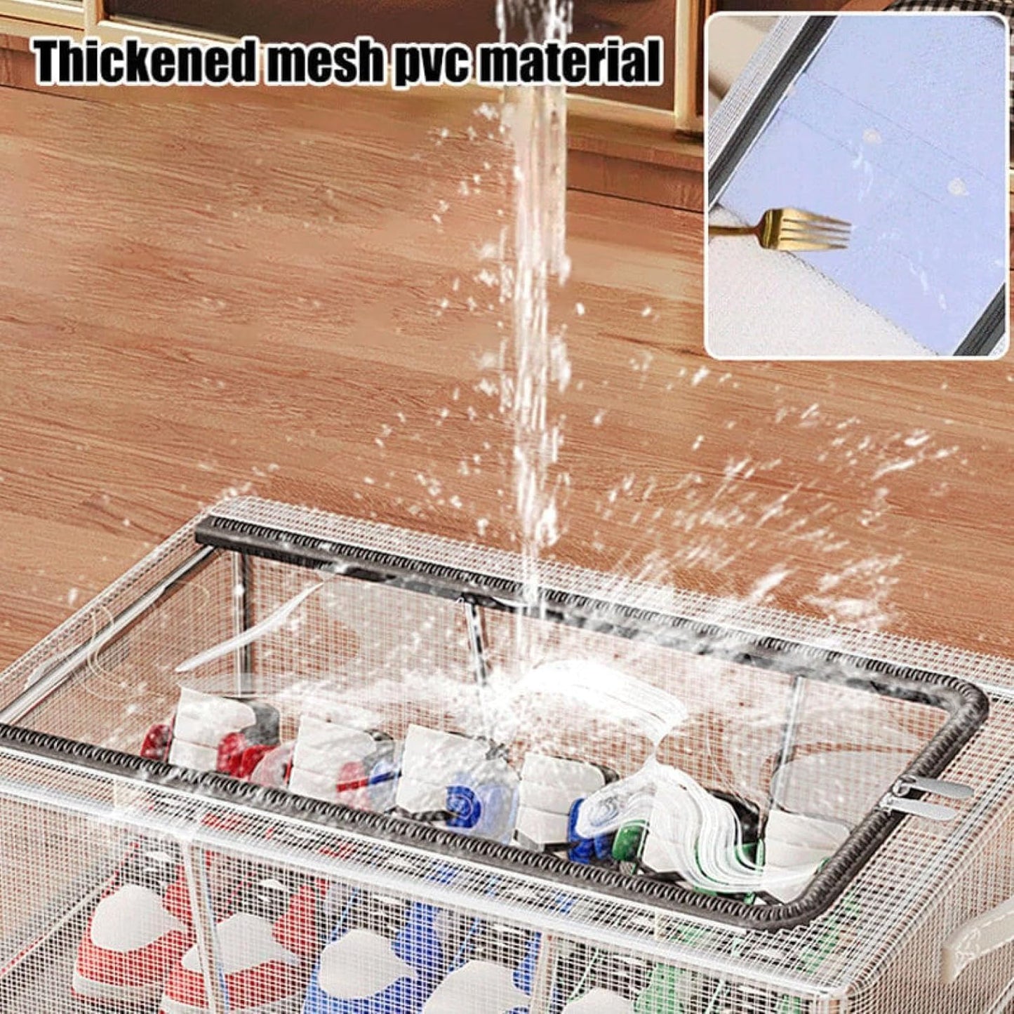 Foldable Mesh Shoe Organizer Box (Buy 1 Get 1 Free) (Extra Large Size)