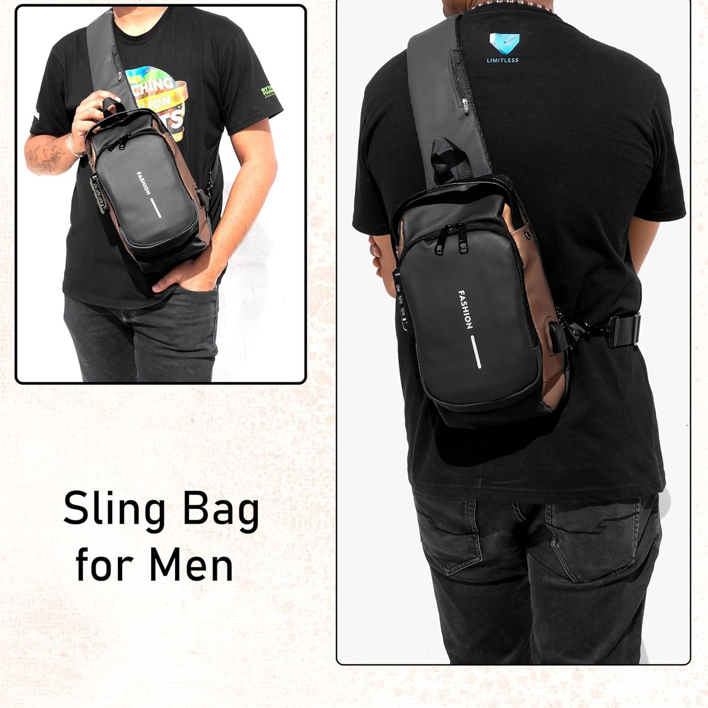 Waterproof Anti-Theft Crossbody Travel Bag – Scratch Resistant & Durable