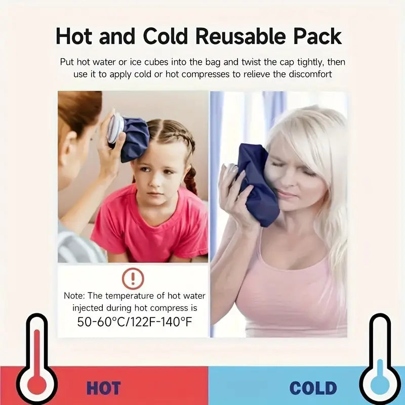 Hot & Cold Reusable Therapy Bag – Instant Relief for Pain, Swelling & Injuries