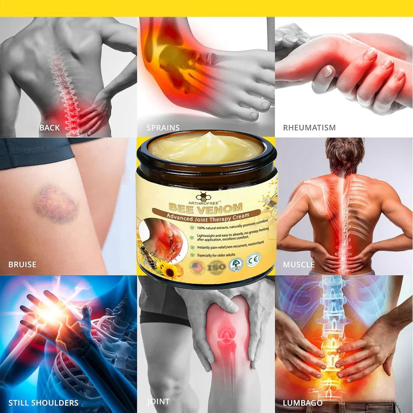 Bee-Venom Pain-Relief Bone Healing Cream (Buy 1 Get 1 Free)
