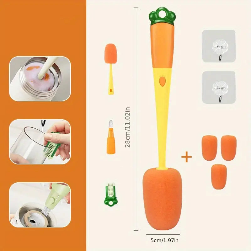 3 in 1 Multi-functional Carrot Brush ( Buy 1 Get 1 Free )