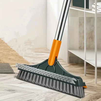 3 In 1 Floor Cleaning Brush With Soft Scraper + Toilet Brush ( Free)