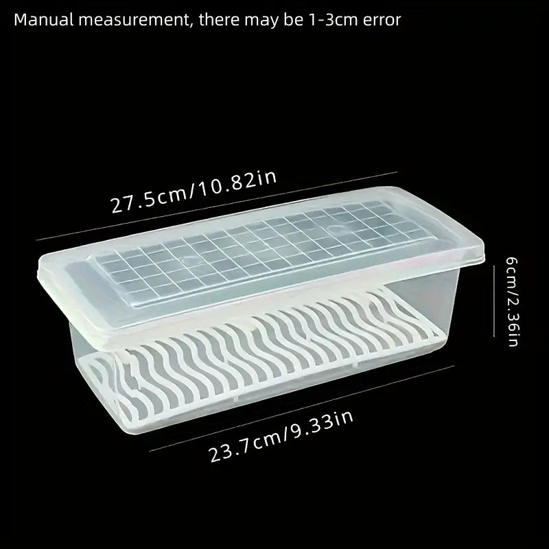 Food Storage Container Set with Lid And Detachable Drain Pan