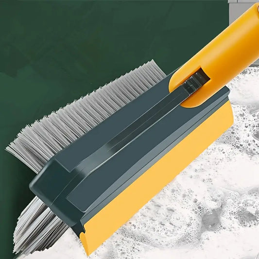 3 In 1 Floor Cleaning Brush With Soft Scraper + Toilet Brush ( Free)