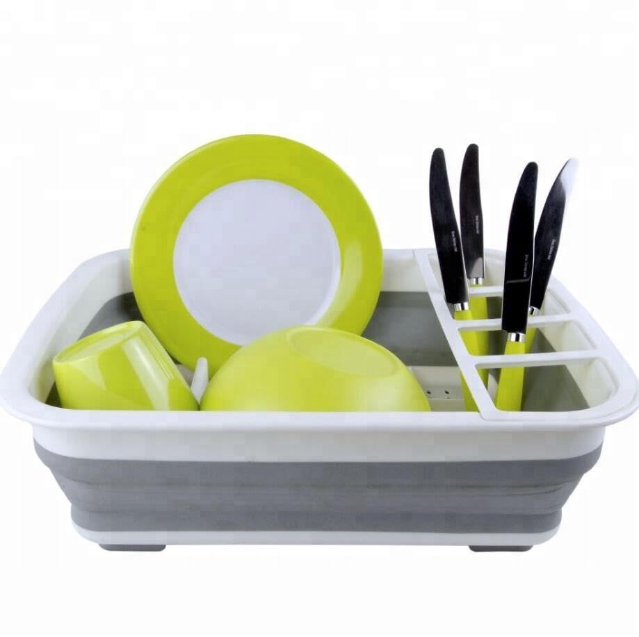 Space-Saving Kitchen Dish Rack