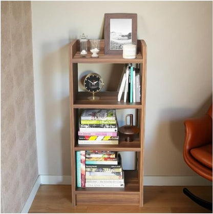 Wooden 4-Tier Storage Bookshelf