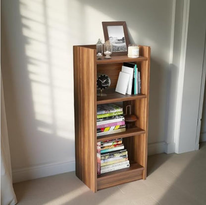 Wooden 4-Tier Storage Bookshelf