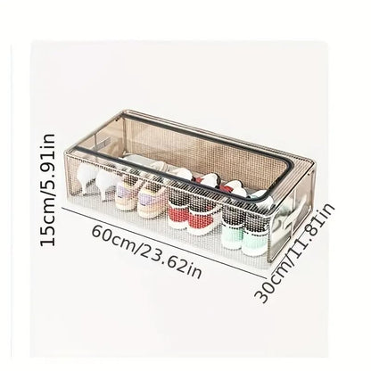 Foldable Mesh Shoe Organizer Box (Buy 1 Get 1 Free) (Extra Large Size)