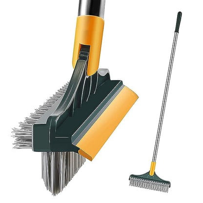 3 In 1 Floor Cleaning Brush With Soft Scraper + Toilet Brush ( Free)