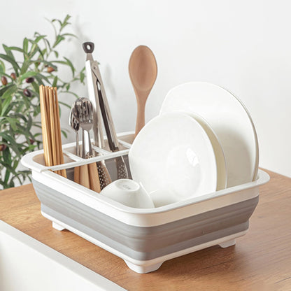 Space-Saving Kitchen Dish Rack