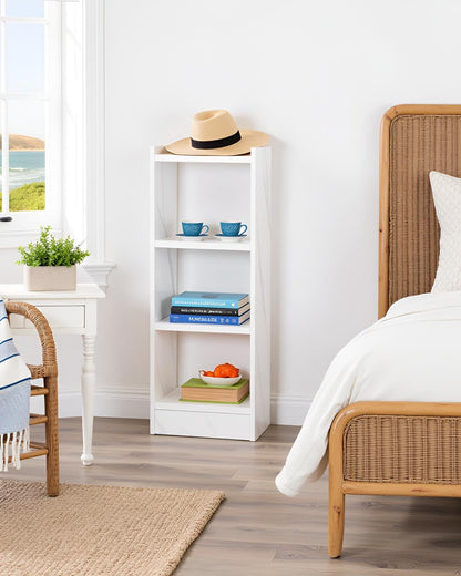 Wooden 4-Tier Storage Bookshelf