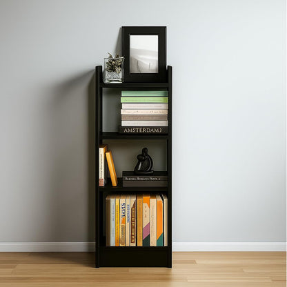 Wooden 4-Tier Storage Bookshelf