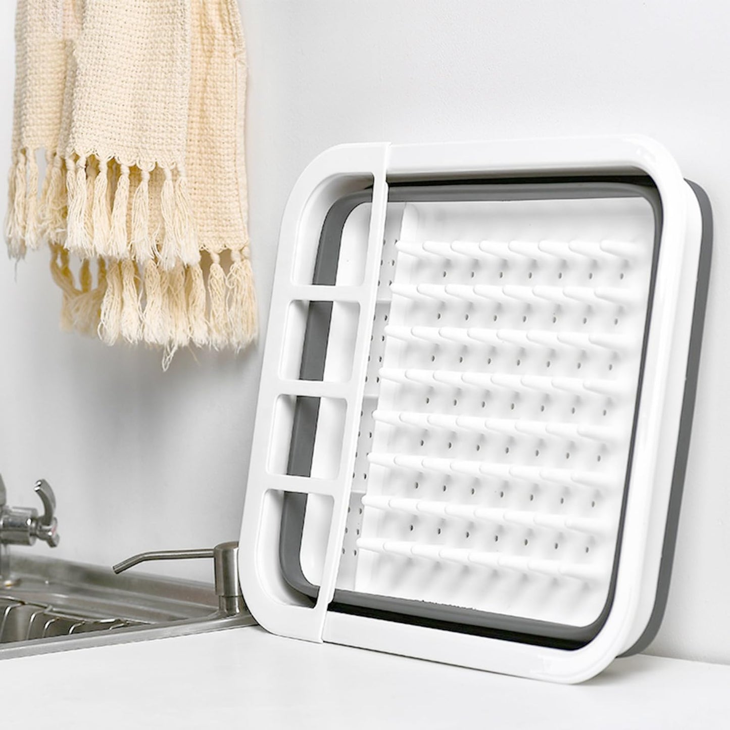 Space-Saving Kitchen Dish Rack