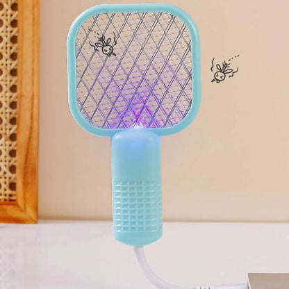 USB Rechargeable Mini Electric Mosquito Killer Racket – Safe & Powerful