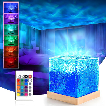 Ocean Waves Led Lamp 3D