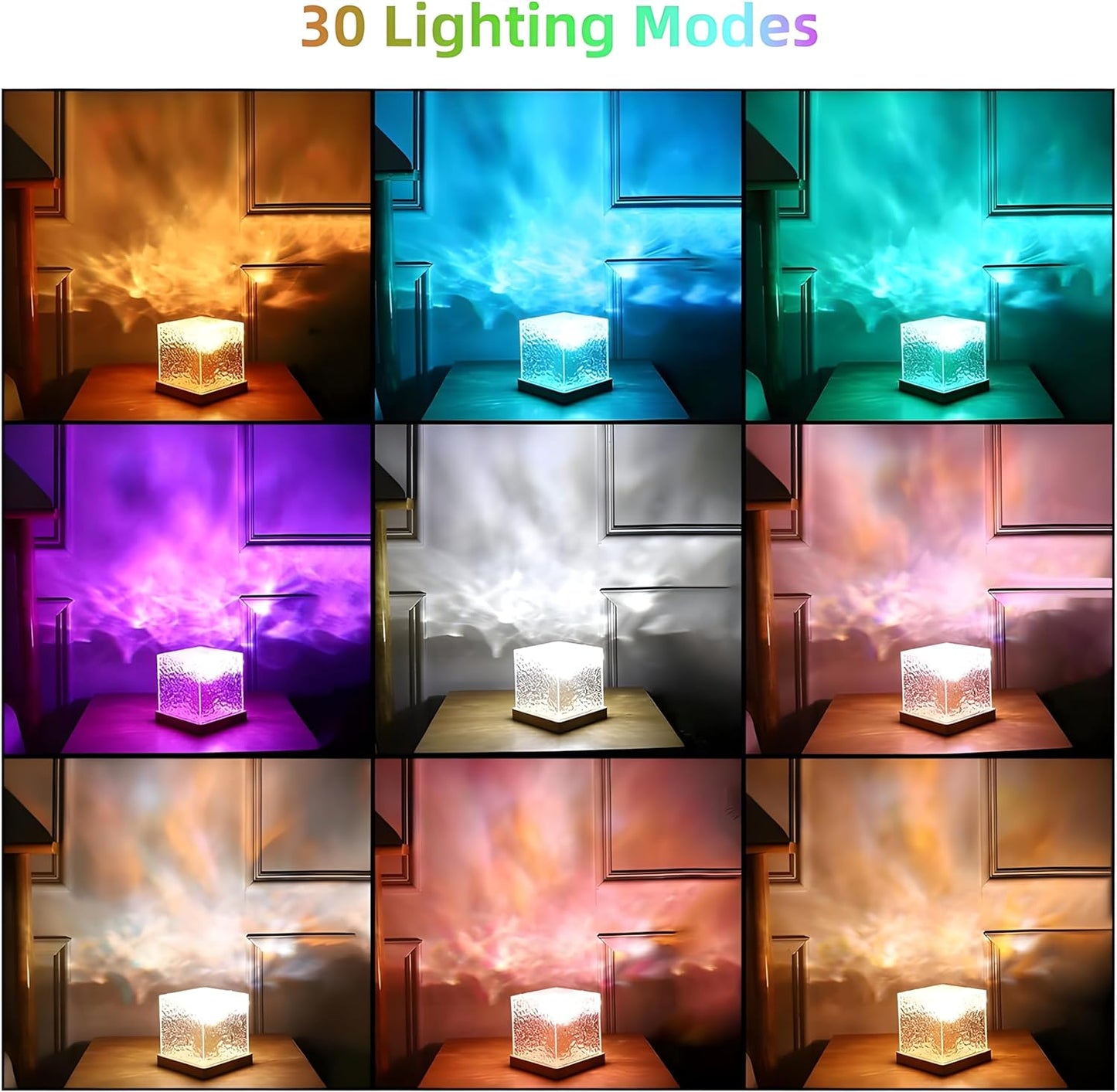 Ocean Waves Led Lamp 3D