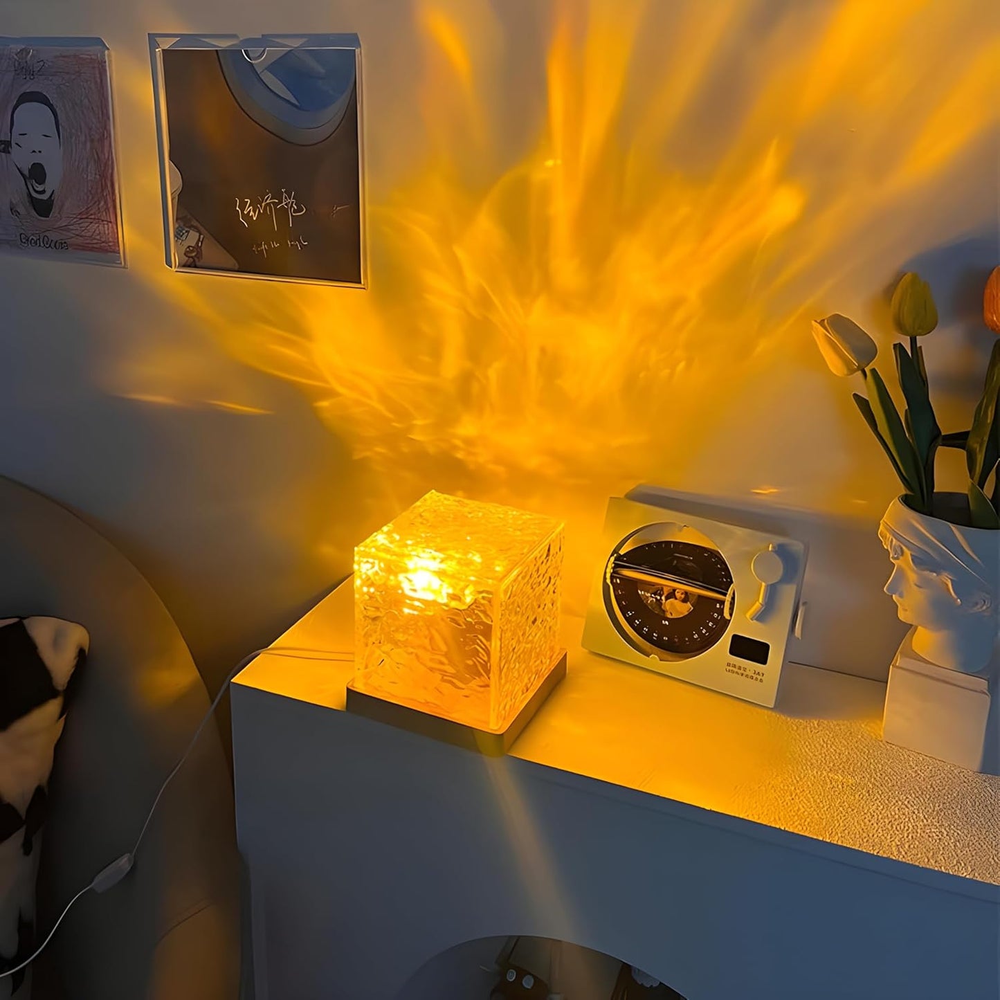 Ocean Waves Led Lamp 3D