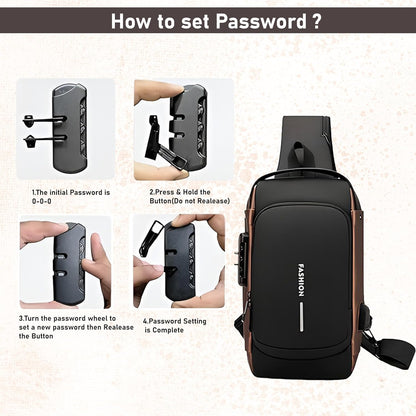 Waterproof Anti-Theft Crossbody Travel Bag – Scratch Resistant & Durable
