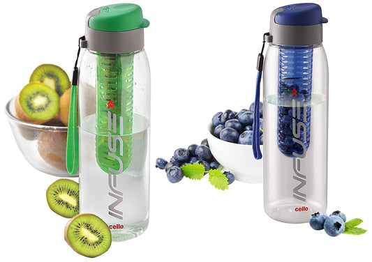 Atomcart Infuse Plastic Water Bottle, 800 ml (Buy 1 Get 1 Free)