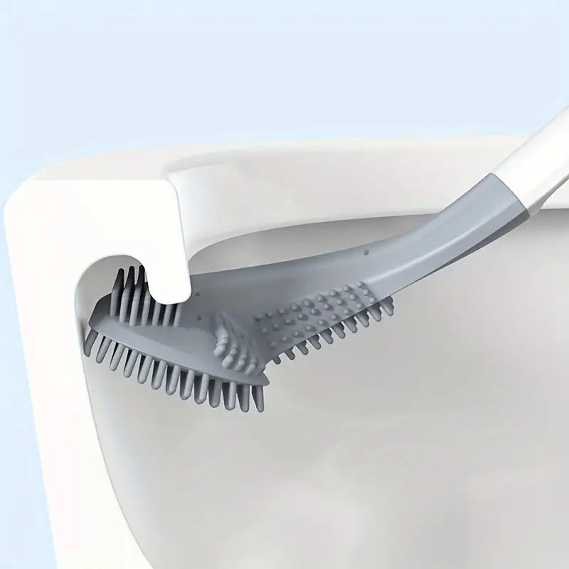 2 In 1 Floor Cleaning Brush With Soft Scraper + Toilet Brush ( Free)