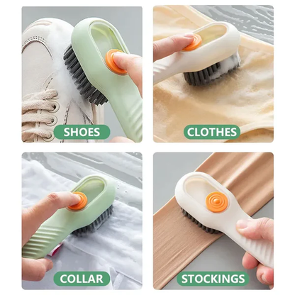 Multifunctional Liquid Shoe Brush with Liquid Box +Kitchen Liquid Dispenser (Free Sponge)