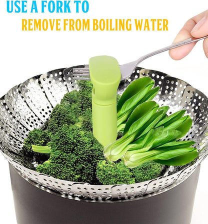 🔥Hot Sale 🔥Stainless steel vegetable steamer-folding steamer