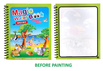 Magical Water Painting Book 🎨 (Set of 4) - HomeHq