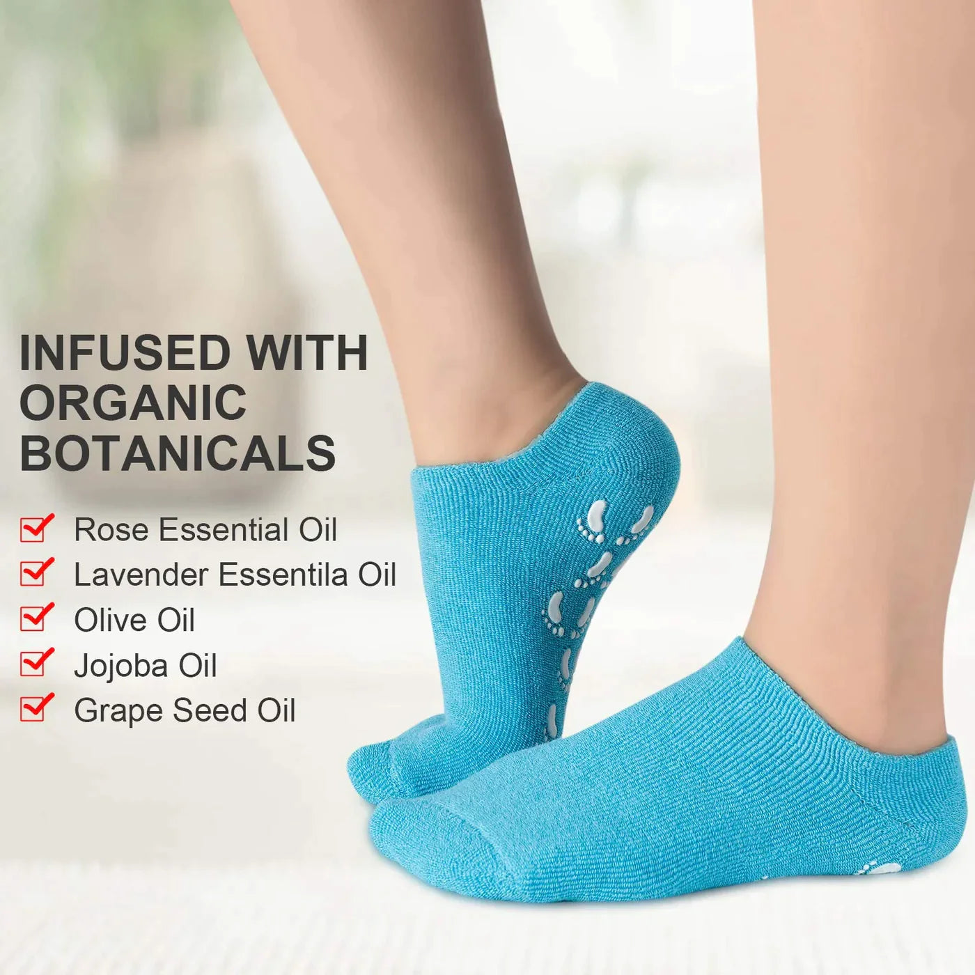 Crack Heal Silicon Spa Gel Socks (Buy 1 Get 1 Free)