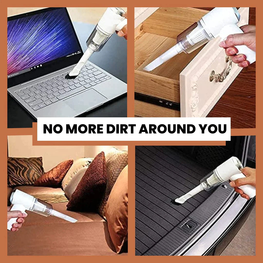 USB Rechargeable Wireless Portable Vacuum Cleaner - HomeHq